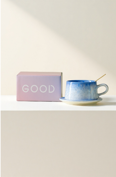 Coffee Cup with Crystallized Glaze, Intangible Cultural Heritage Porcelain
